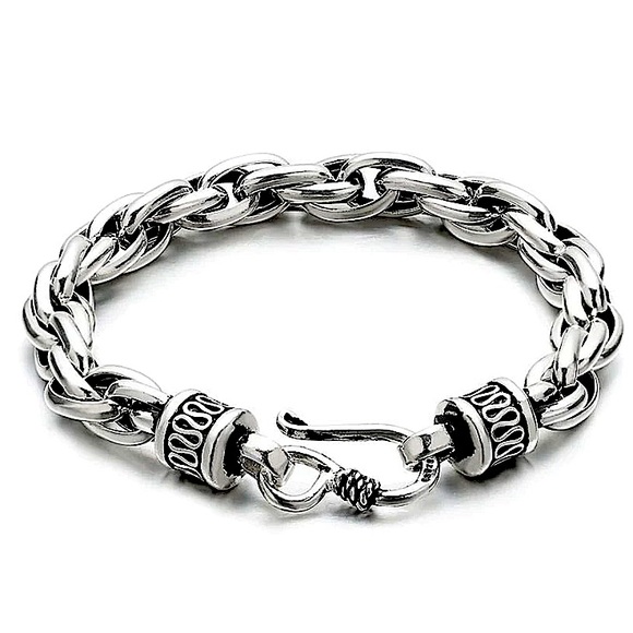 STAINLESS STEEL 10” BRAIDED BRACELET CUSTOMIZED BRACELET - Picture 3 of 14
